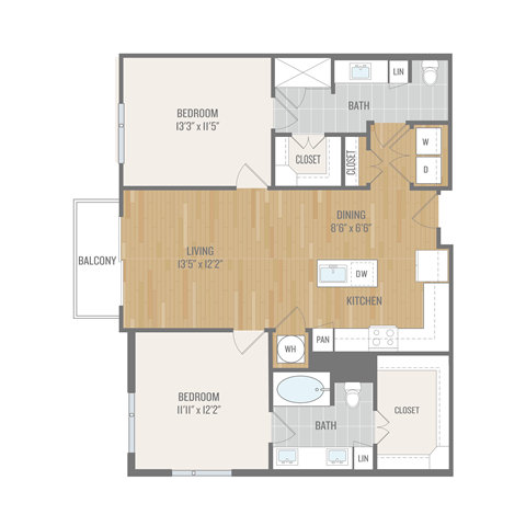 Lyra on McKinney B2 Floor Plan
